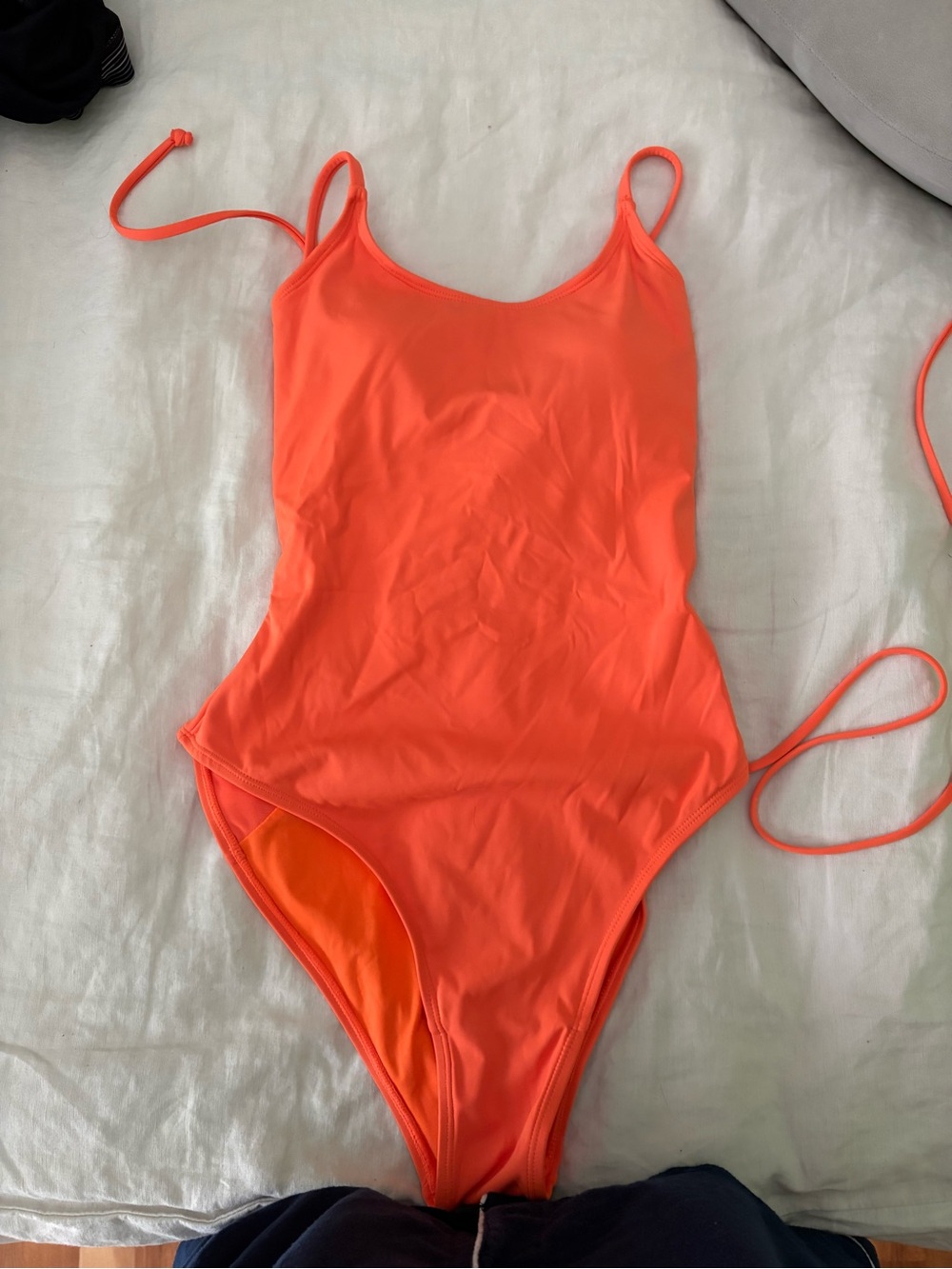 TA3 waist snatching  Women's One-Piece Swimsuit with adjustable Slim Straps